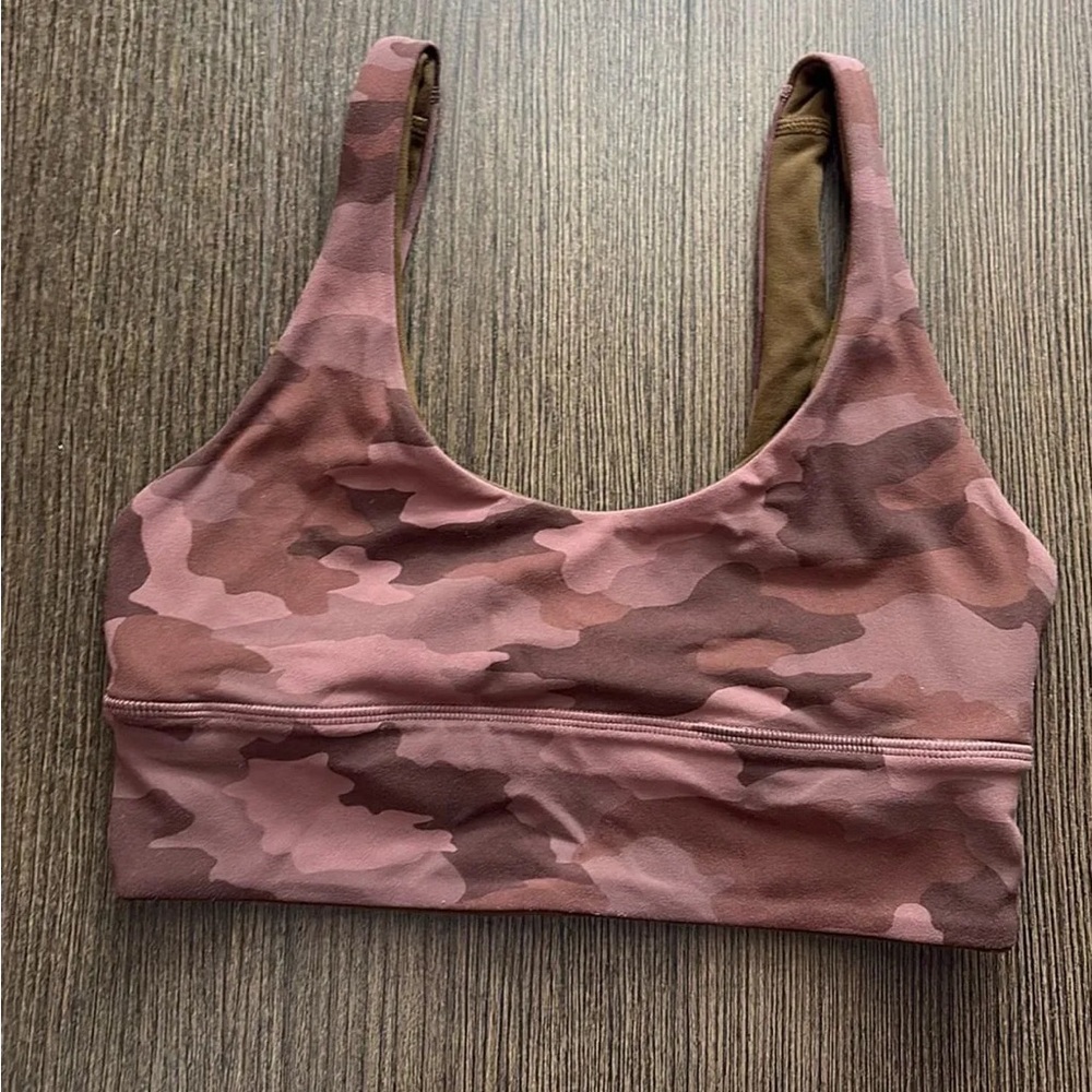 Lululemon Align Reversible Pink Camo Sports Bra